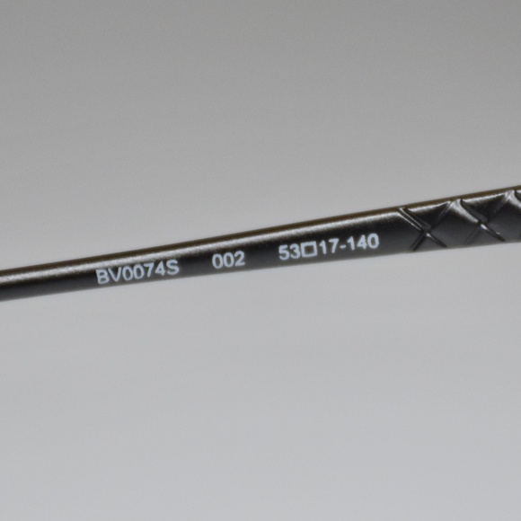 BOTTEGA VENETA NWT BV0074S 002 BLACK BROWN CAT EYE SUNGLASSES. 53mm main image 4